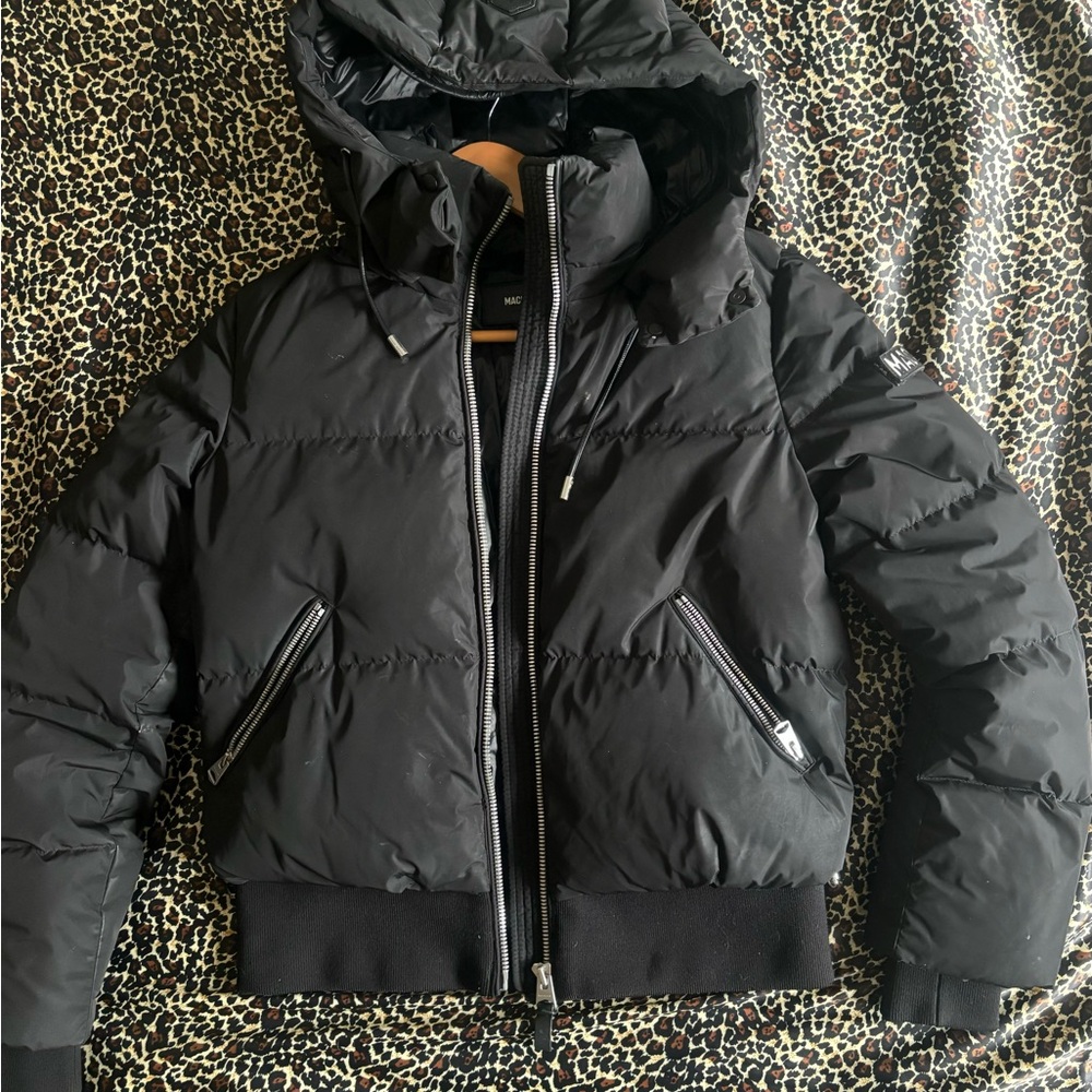 Mackage black puffer jacket